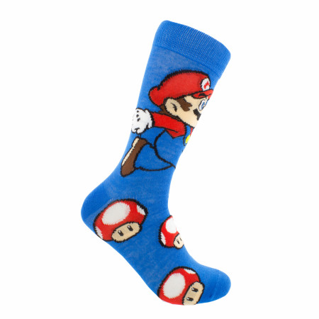 Super Mario Bros. Level Up 2-Pack Crew Socks